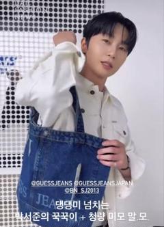 GUESS JEANS denim tote bag キーホルダーセットのサムネイル