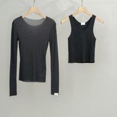 美品 Little $uzie SHEER TOP WITH RIB TANKのサムネイル