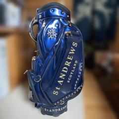 St Andrews ゴルフキャディバッグ 大型 青 St Andrews ゴルフキャディバッグ 大型 青 - メルカリ