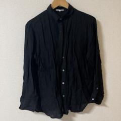 23区 MY STANDARD ブラック長袖シャツ 38 リネンシャツ - メルカリ