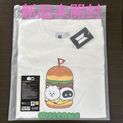 BTS JIN wootteo × RJ コラボ Tシャツ Ｍサイズ 未開封 新品】BTS JIN Wootteo × RJ ウットくん Tシャツ S - アイドル最高