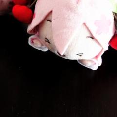 桜ミク 寝そべりぬいぐるみ