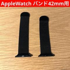 Apple Watch ミラネーゼループ タイプ 42mm 用 バンド ブラック