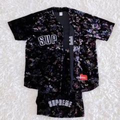 新品　 Floral Velour Baseball 　セットアップ　上M 下S