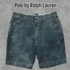 【レア1点物ムラ染め】Polo Ralph Lauren 後染めショーツW36