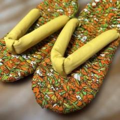 布ぞうり　着物生地　実測24センチ