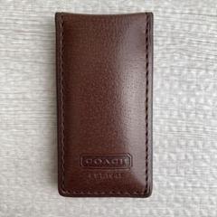 【未使用】COACH マネークリップ ブラウン