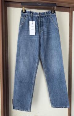 bottegaveneta ヴィンテージ インディゴ カーゴ デニムパンツ Bottega Veneta® Men's Vintage Indigo Cargo Jeans in Mid blue