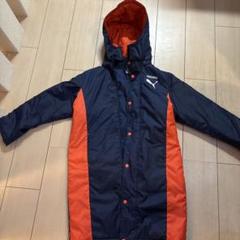 【プーマ】PUMA ベンチコート　ネイビー×レッド　140サイズ プーマ(PUMA) ベンチコート ESS パデッド コート 672677
