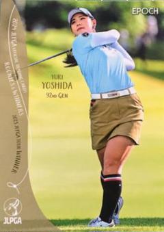 JLPGA オフィシャルプロモーションカード2枚セット 吉田優利 女子プロゴルフ 吉田優利 PR-07 2024 JLPGA プロモカード 日本女子プロゴルフ