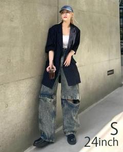 AMERI MEDI 2WAY REMOVE DENIM PANTS24 新品 MEDI 2WAY REMOVE DENIM PANTS
