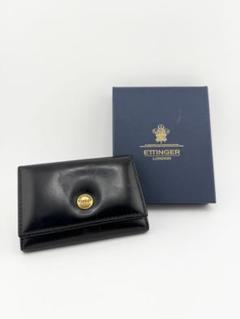 【ETTINGER】黒レザー コインケースのサムネイル