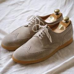 クールな価格でホットなピック 希少Loro PianaロロピアーナウイングチップDERBY WALK 42.5 靴