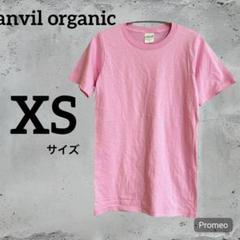 anvil organic ピンク Tシャツ XS