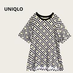 ユニクロ Tシャツ 半袖 ミニオンズ 総柄 メンズ 綿100% 古着