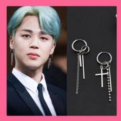 BTS ジミン 着用タイプ② 両耳用 韓国スタイル ピアス