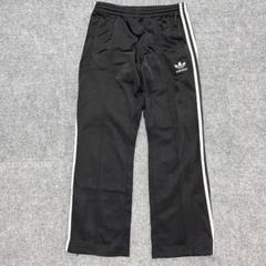 古着 adidas アディダス トラックパンツ ブラック ファイヤーバード M