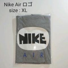 NIKE AIR ロゴ グレー Tシャツ ナイキ エア XL N-T023
