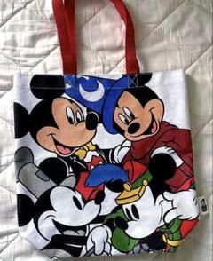【ディズニー】　ミッキートートバッグ　ディズニーリゾート　ミートミッキー Disney - 新作♡ ミッキー トートバッグ M 黒 ディズニー