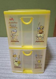 【レア当時物】ポムポムプリン　2000年　2段収納ボックス　Sanrio レトロ