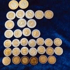 3793 【メキシコ】2ペソ　バイメタル　硬貨　コイン　古銭　200枚セット ペソ金貨（メキシコ） 2ペソ金貨｜コイン買取専門 月の金貨
