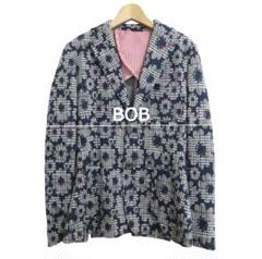 628 イタリー製 BOB 厚手 ボンディング ストレッチ テーラード ジャケ Stretch Jacket(S 07:Black): ALL｜jackman日本公式サイト