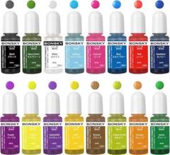 レジン 着色剤 レジン液 着色剤 透明色16色 10mlUVレジン用染料