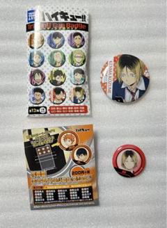 ハイキューゴミ捨て場の決戦　キャラバッチコレクション孤爪研磨 ハイキュー!! 孤爪研磨 缶バッジ15個 ゴミ捨て場の決戦