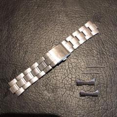 SEIKO ステンレス純正時計ベルト 20mm B
