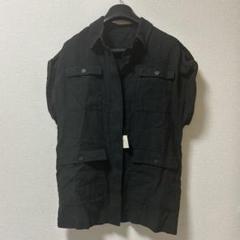 25SS✨完売品✨ウィムガゼット　ホールガーメントフレンチニットベスト　ブラック 25SS✨完売品✨ウィムガゼットホールガーメントフレンチニット