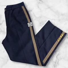 ◆MONCLER◆ 中古 モンクレールジーニアス 復刻ロゴ 金ボタンスラックス