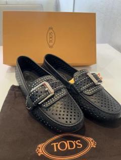 ⭐️TOD'S パンチングレザー ドライビングシューズsize3724cm