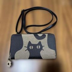 ☆美品☆ マタノアツコ　お財布　ポシェット　バッグ　猫柄