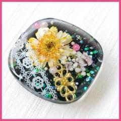 No.2472 ハンドメイド ヘアゴム レジン ドライフラワー - メルカリ