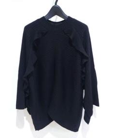 M'S GRACY エムズグレイシー フリル ニット 長袖 トップス
