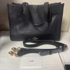 COACH pebbled leather dempsey carryall