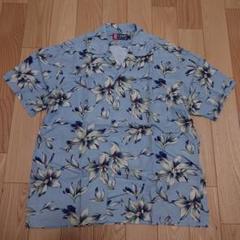CHAPS RALPH LAUREN S/S 総柄 オープンカラーシャツ L