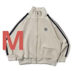 9090 "N" Logo Simple Track Jacket ivory