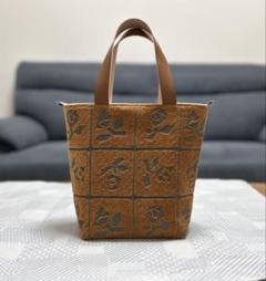 ハンドメイド♡ミナペルホネン♡Lulu♡brown♡別マチトート 人気商品は ハンドメイド♡ミナペルホネン♡Lulu♡brown♡マチ