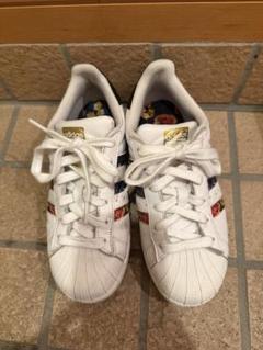 adidas Superstar White Black 花柄のサムネイル