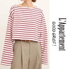 L'Appartement good greed ボーダー サーマル トップス 高級素材使用ブランド 専用L'Appartement GOOD GRIF Border