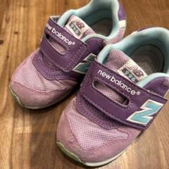 新品未使用　New Balance パープルとピンク　14.5センチと15センチ New Balance - 【新品】14.5センチ ネオン×ピンク