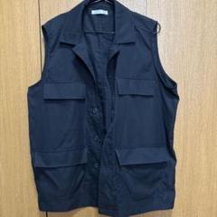 THRIFTY LOOK＞アーミー ベスト完売 ブラック