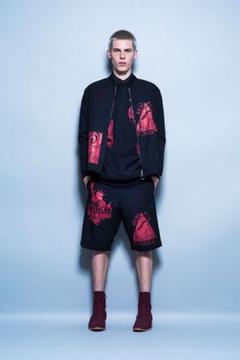 DIET BUTCHER SLIM SKIN 14SS 総柄ブルゾン