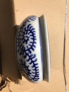 染付 香炉 ? 火入 ? 伊万里焼 ? 唐草