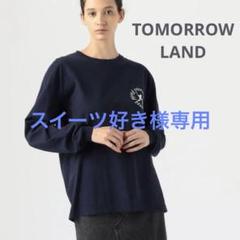 新品タグ付】洗濯可 MACPHEE 長袖プリントプルオーバー 白 ¥9900