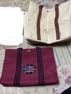 美品　ホクト保冷バッグ　レディースバッグ　2個まとめ売り