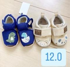 12cm 2足セット アカチャンホンポ サンダル 恐竜 男の子 夏 かわいい