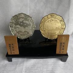 純銀　昭和天皇御即位50周年記念　メダル　銀製 純銀昭和天皇御即位50周年記念メダル銀製