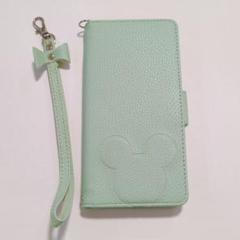 Galaxy S10カバーケース 手帳型 ストラップ付き かわいい グリーン
